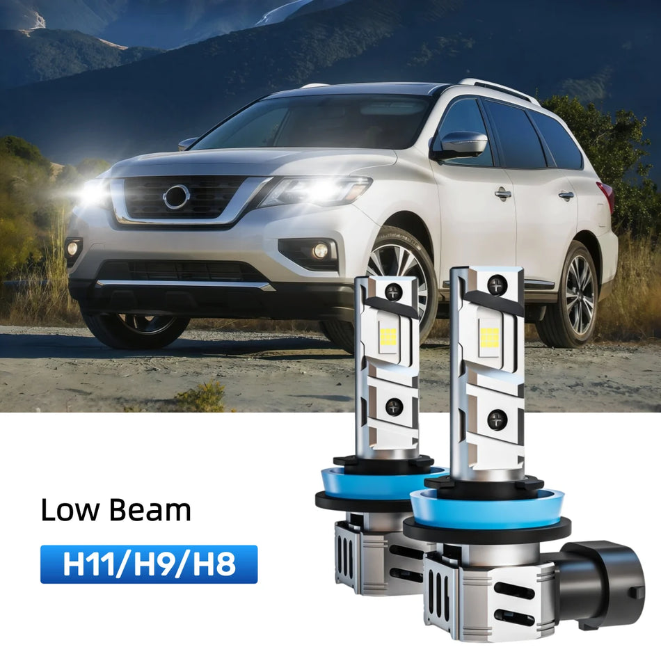 Best H11 LED low beam bulbs replacement for 2017-2020 Nissan Pathfinder