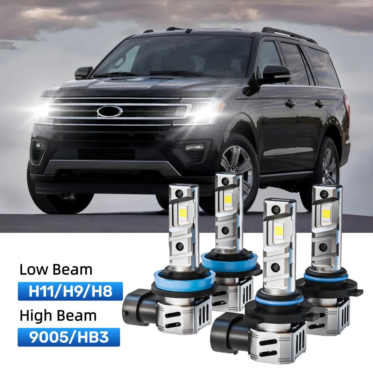Best LED headlight bulbs replacement for 2018-2020 Ford Expedition