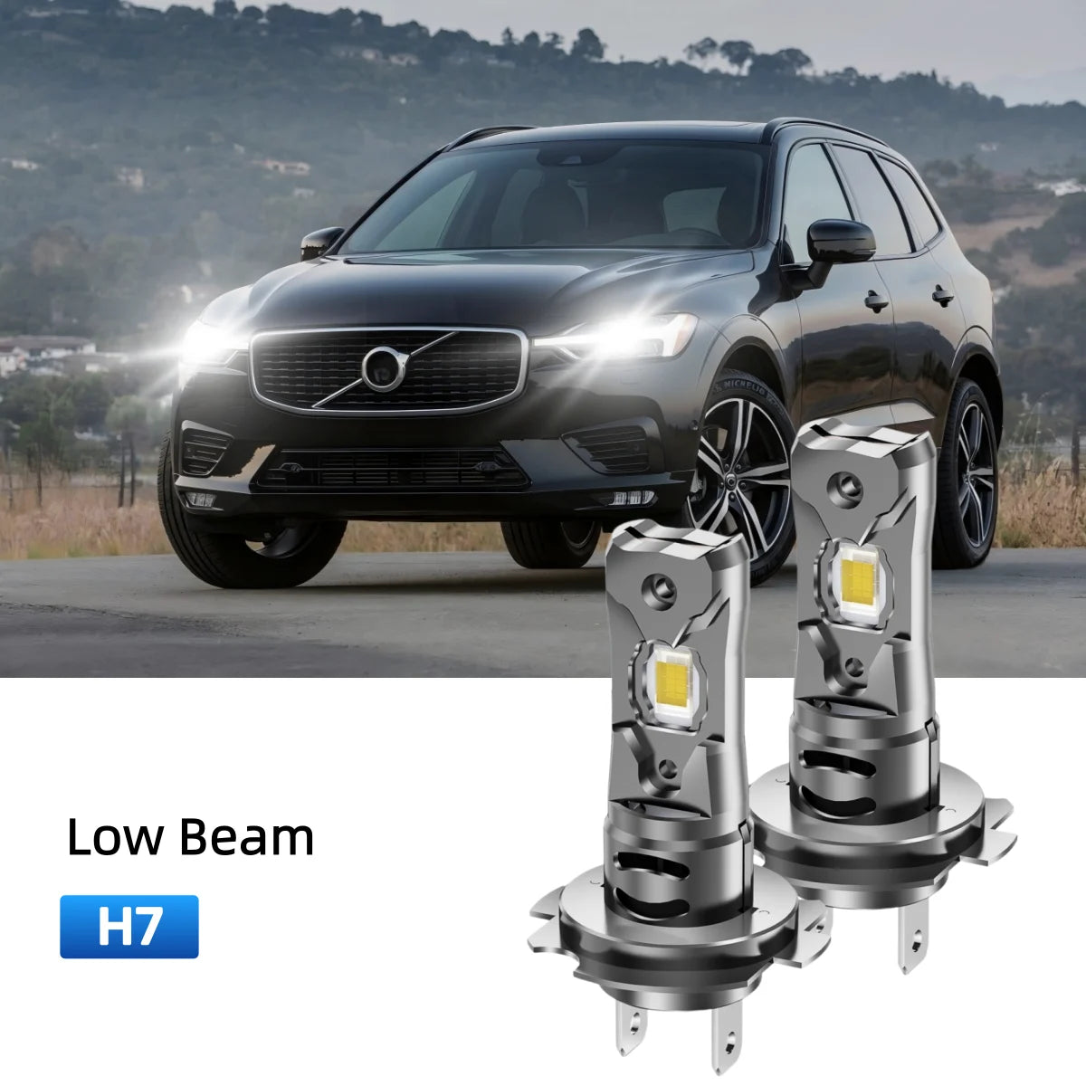 Best H11 LED low beam bulbs replacement for 2018 Volvo XC60