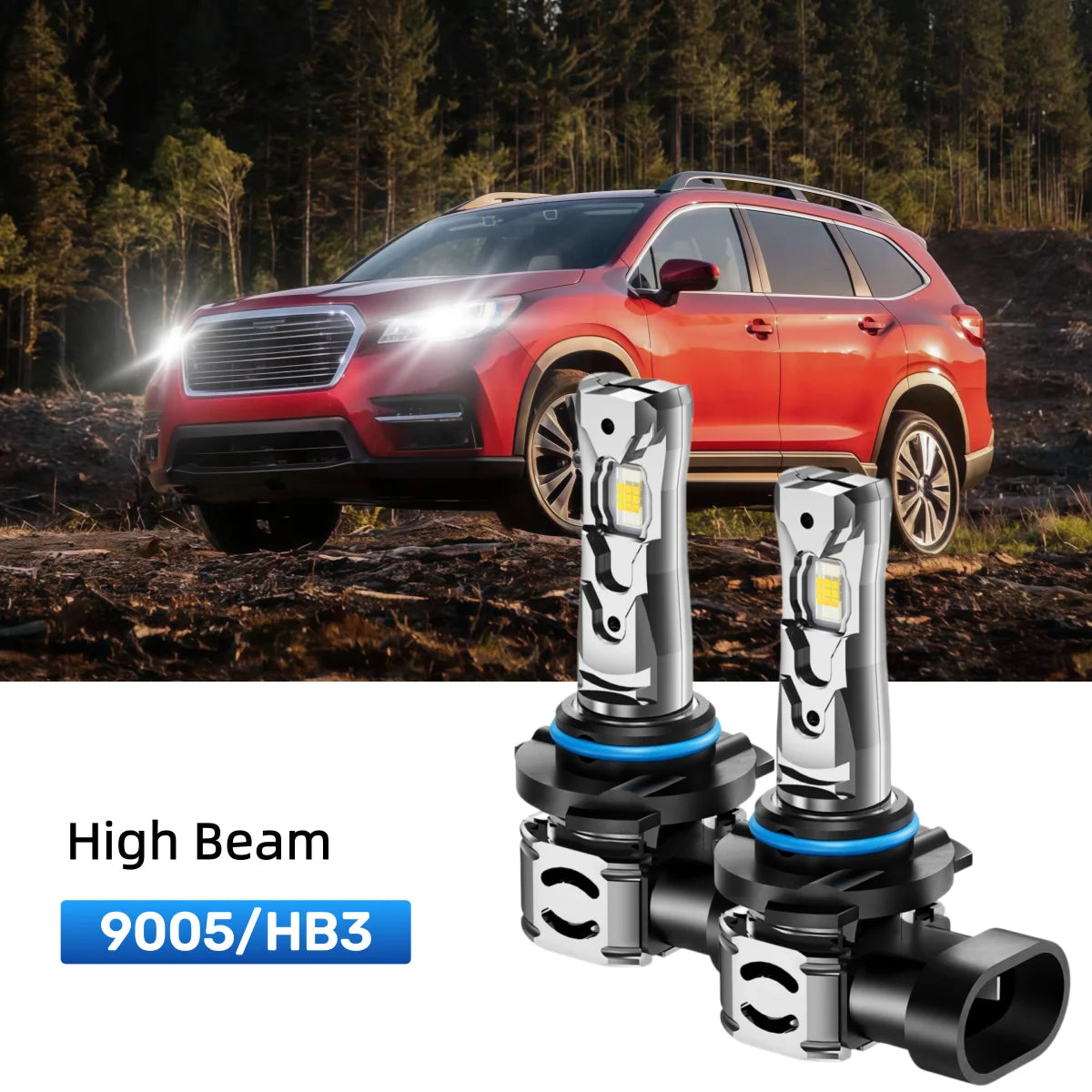 Best 9005 LED high beam bulbs replacement for 2019-2020 Subaru Ascent
