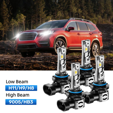Best LED headlight bulbs replacement for 2019-2020 Subaru Ascent