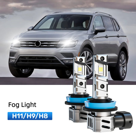 Best H11 LED fog light bulbs replacement for 2019-2020 Volkswagen Tiguan