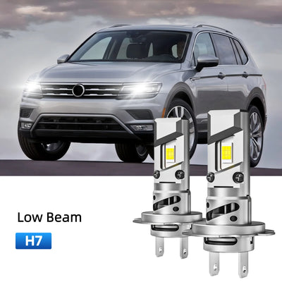 Best H7 LED low beam bulbs replacement for 2019-2020 Volkswagen Tiguan