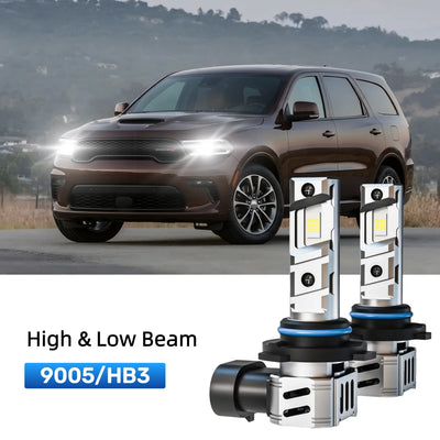 Fit for 2019-2020 Dodge Durango 9005 LED Headlight Bulbs Upgrade | Brighter and Safer