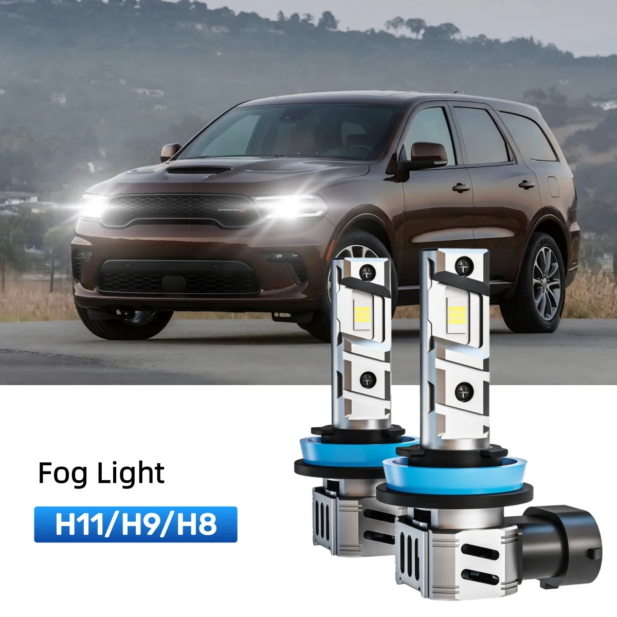Fit for 2019-2020 Dodge Durango 9005 LED Headlight Bulbs Upgrade | Brighter and Safer