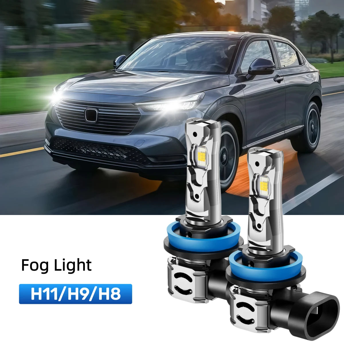 Best H11 LED fog light bulbs replacement for 2019-2022 Honda HR-V