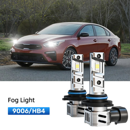 Best 9006 LED fog light bulbs replacement for 2019 Kia Forte