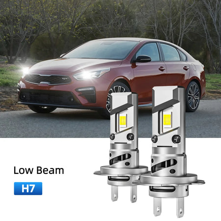 Best H7 LED low beam bulbs replacement for 2019 Kia Forte