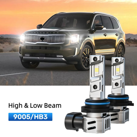 Best 9005 LED headlight bulbs replacement for 2020-2022 Kia Telluride