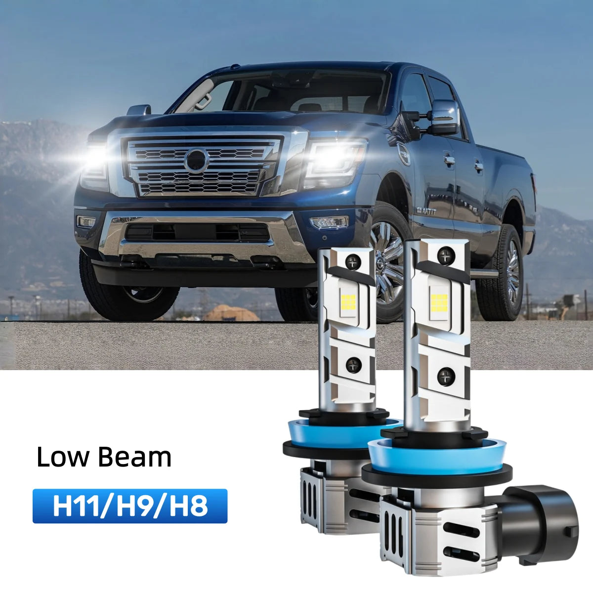 Best H11 LED low beam bulbs replacement for 2020-2024 Nissan Titan