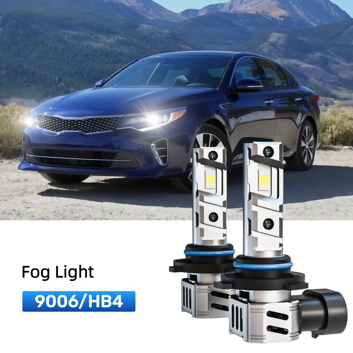Best 9006 LED fog light bulbs replacement for 2020 Kia Optima
