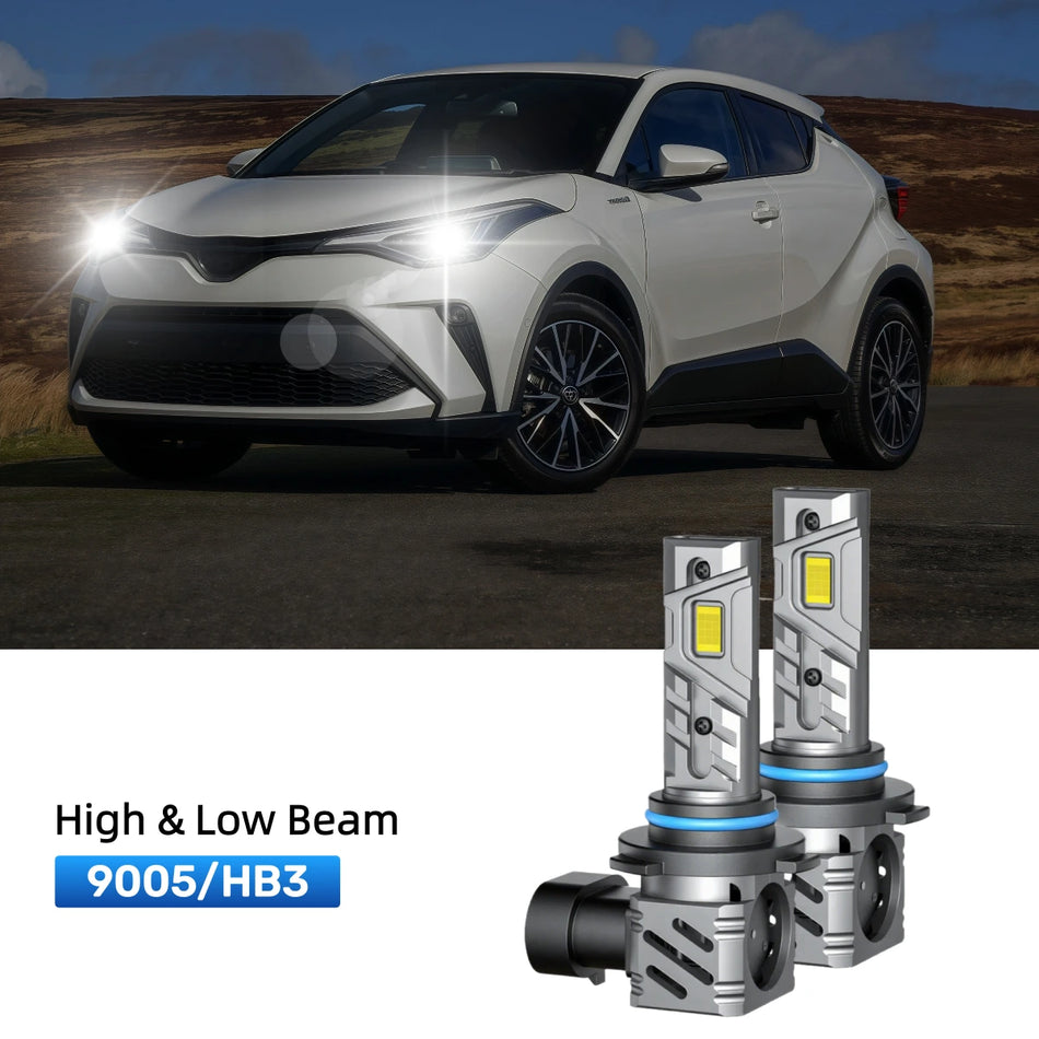 Fit for 2020 Toyota C-HR 9005 LED Headlight Bulbs | Clearer and Safer