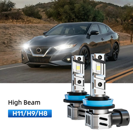 Best H9 LED high beam bulbs replacement for 2021-2023 Nissan Sentra