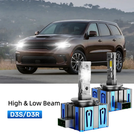 Best D3S LED headlight bulbs replacement for 2021 Dodge Durango