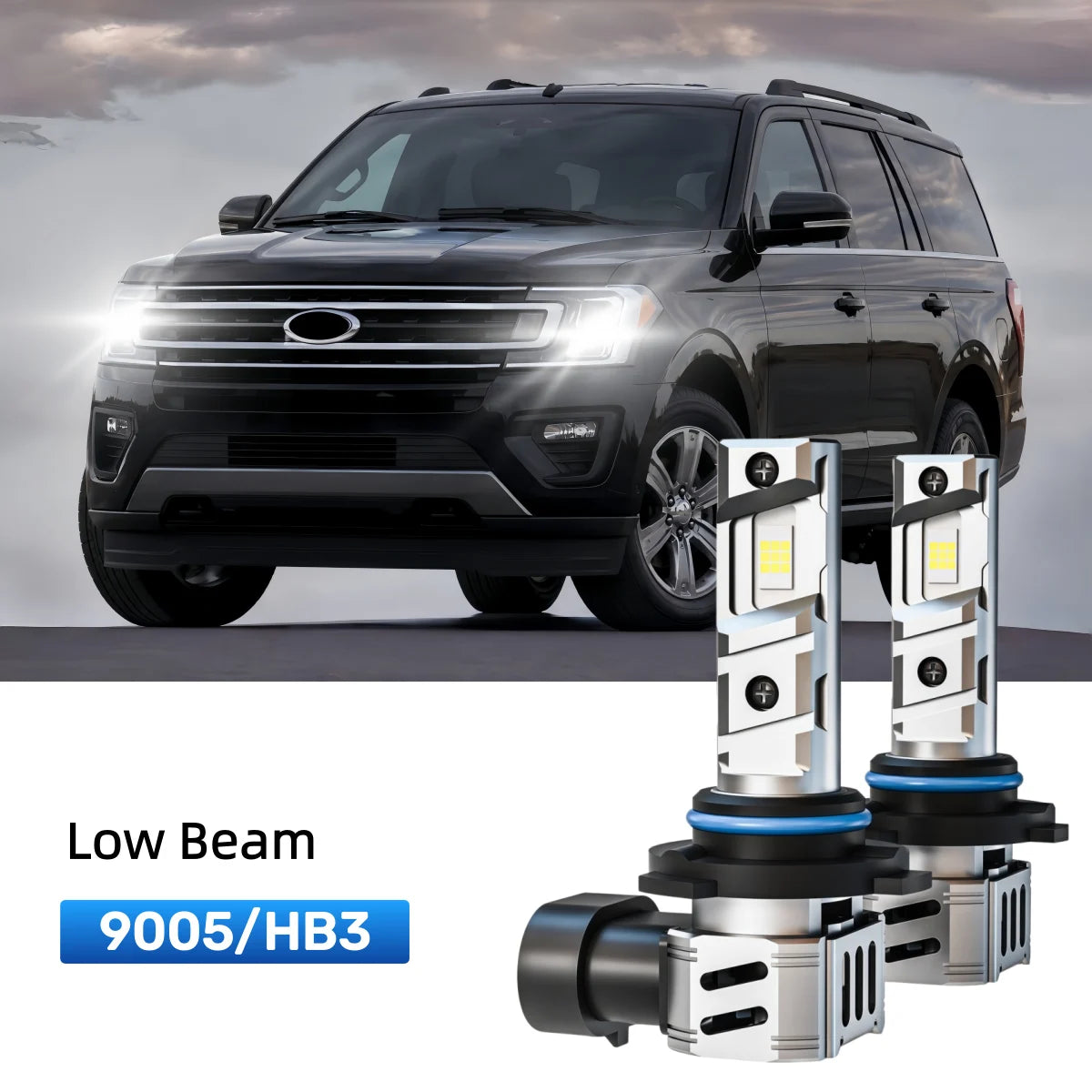 Best 9005 LED low beam bulbs replacement for 2021 Ford Expedition