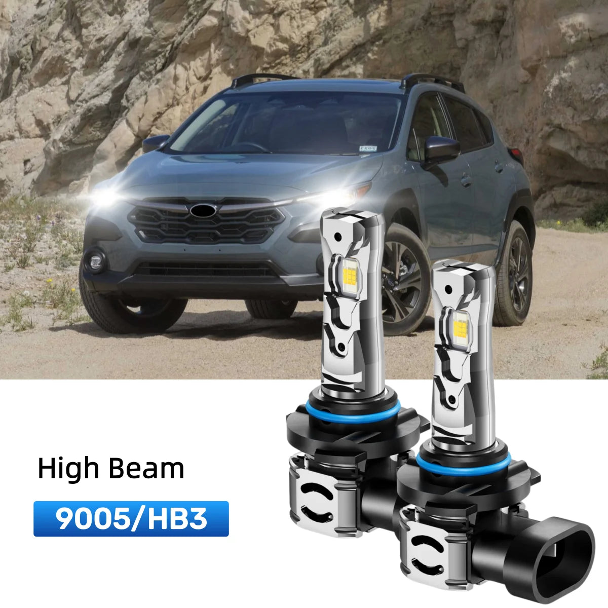 Best 9005 LED high beam bulbs replacement for 2022-2023 Subaru Crosstrek