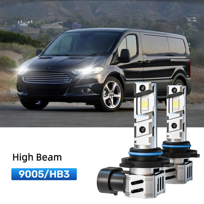 Best 9005 LED high beam bulbs replacement for 2022 Ford Transit-150