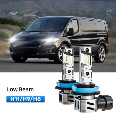 Best H11 LED low beam bulbs replacement for 2023 Ford Transit-150