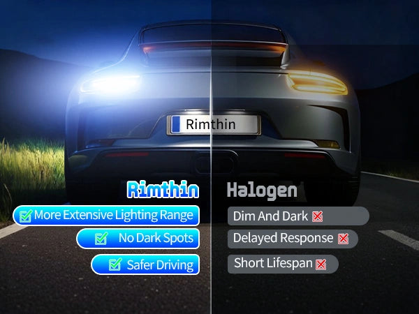 3156 brake globes are brighter than halogen lights