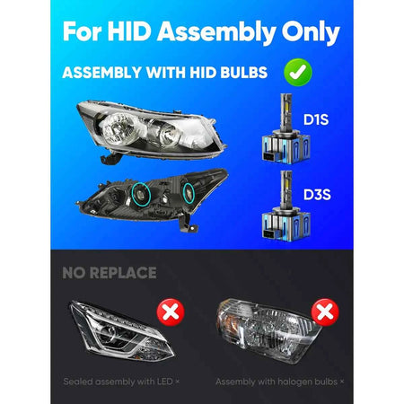 Fit for 2021 Dodge Durango D3S LED Headlight Bulbs Upgrade | Brighter and Safer