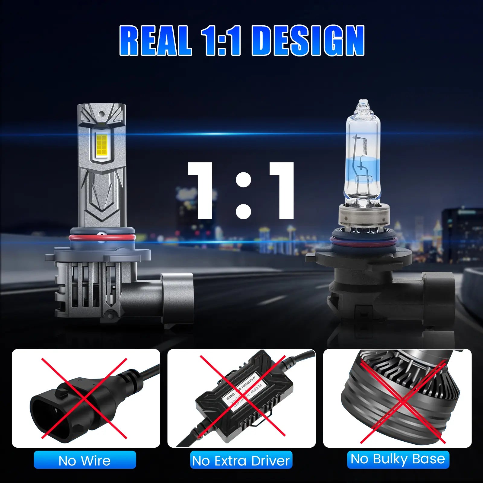 Fit for 2022 Ford Ranger 9005 LED Headlight Bulbs | Brighter  and Safer