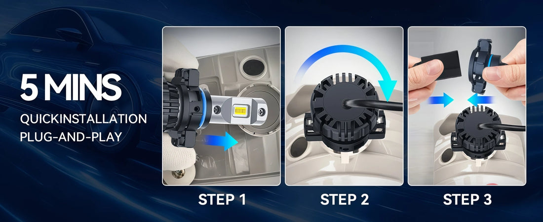 5202 LED Fog Light Bulbs Plug and Play
