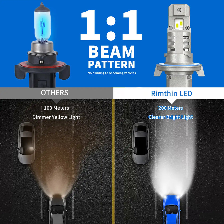 Fit for 2021-2023 Ford F-350 Super Duty H13 LED Headlight Bulbs | Brighter  And Safer