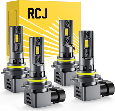RCJ LED Headlight Bulbs Pack of 4