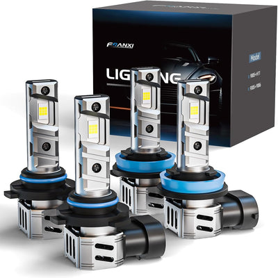 FRANXI 9005/HB3 H11/H8/H9 LED Headlight Bulbs Pack of 4