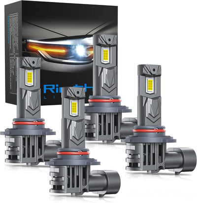 RIMTHIN 9005/HB3 9006/HB4 LED Headlight Bulbs Pack of 4