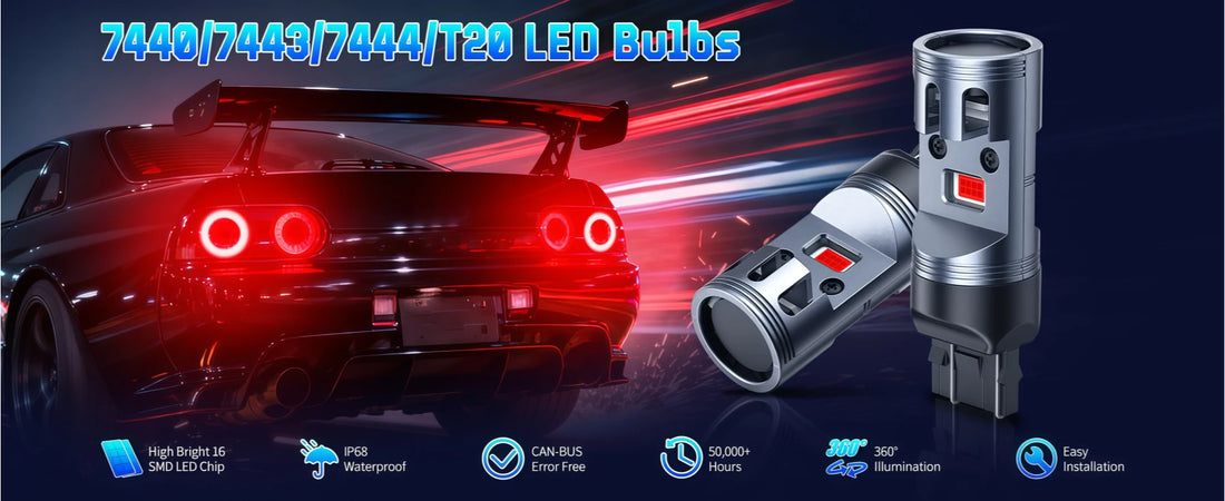 7440 LED Third Brake Light Bulbs have High Brightness