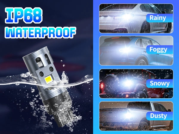 7443 LED reverse light with IP68 waterproof rating