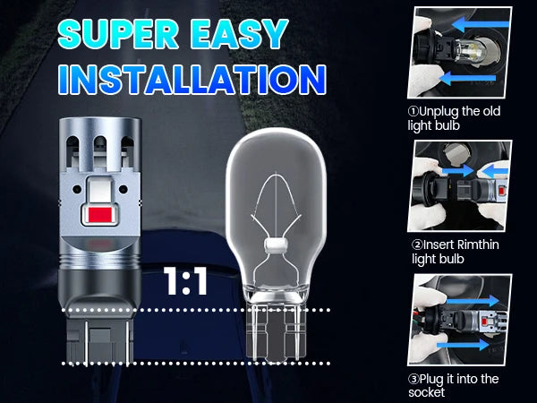 7443 LED High Mount Stop Lamps are Easy to Install