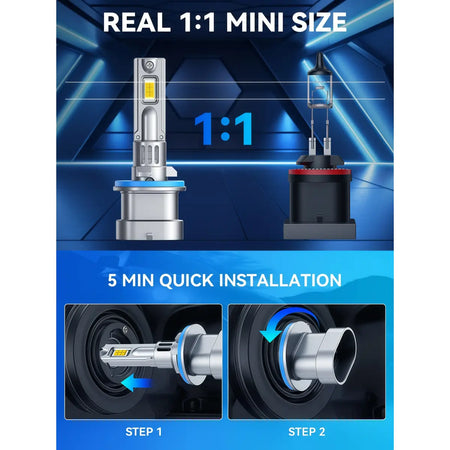 880 885 LED Fog Light Bulbs Easy to Install