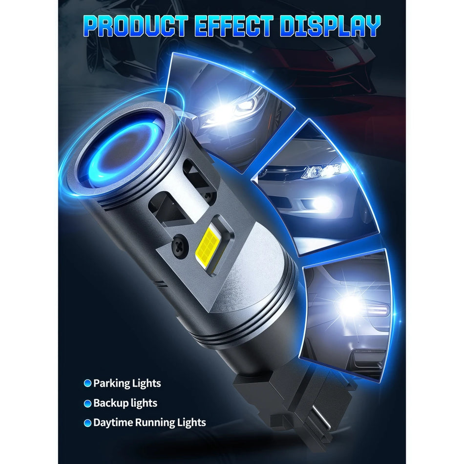 Best 3157 White LED Parking Light Bulbs