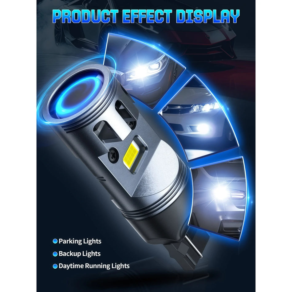 Best 7443 White LED Parking Light Bulbs