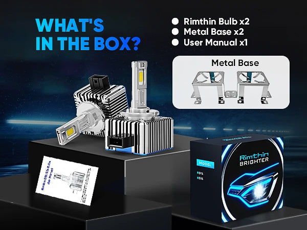 Best D3S LED Bulbs with a Upgrade Base