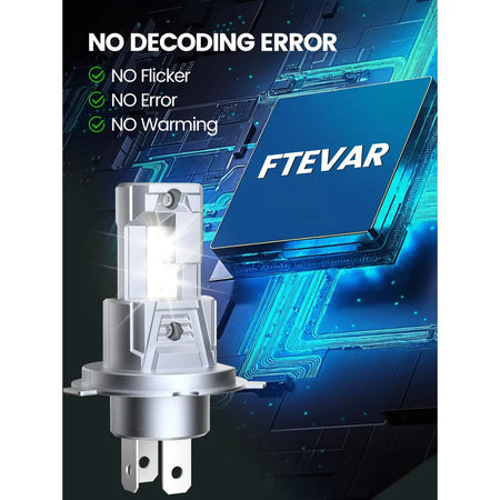 Best H4 LED Headlight Bulbs with CANBus Error Free