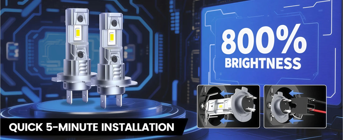 C2 series H7 Headlight Bulbs have Improved Brightness