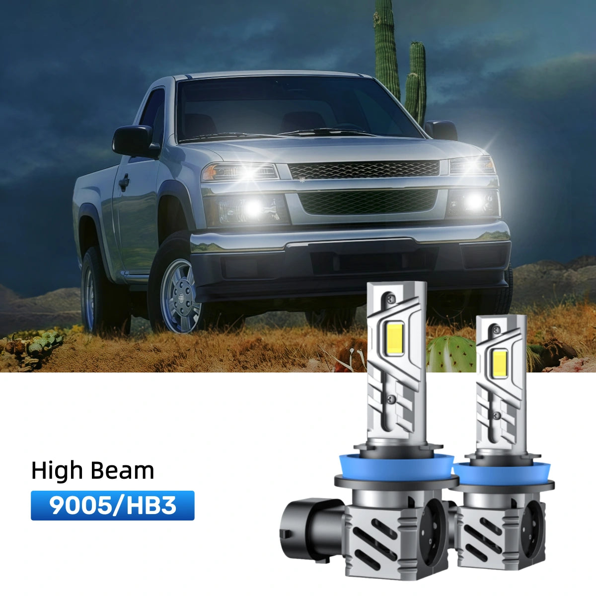 RIMTHIN 9005 LED High Beam Bulbs Fit for 2004-2008 Chevrolet Colorado