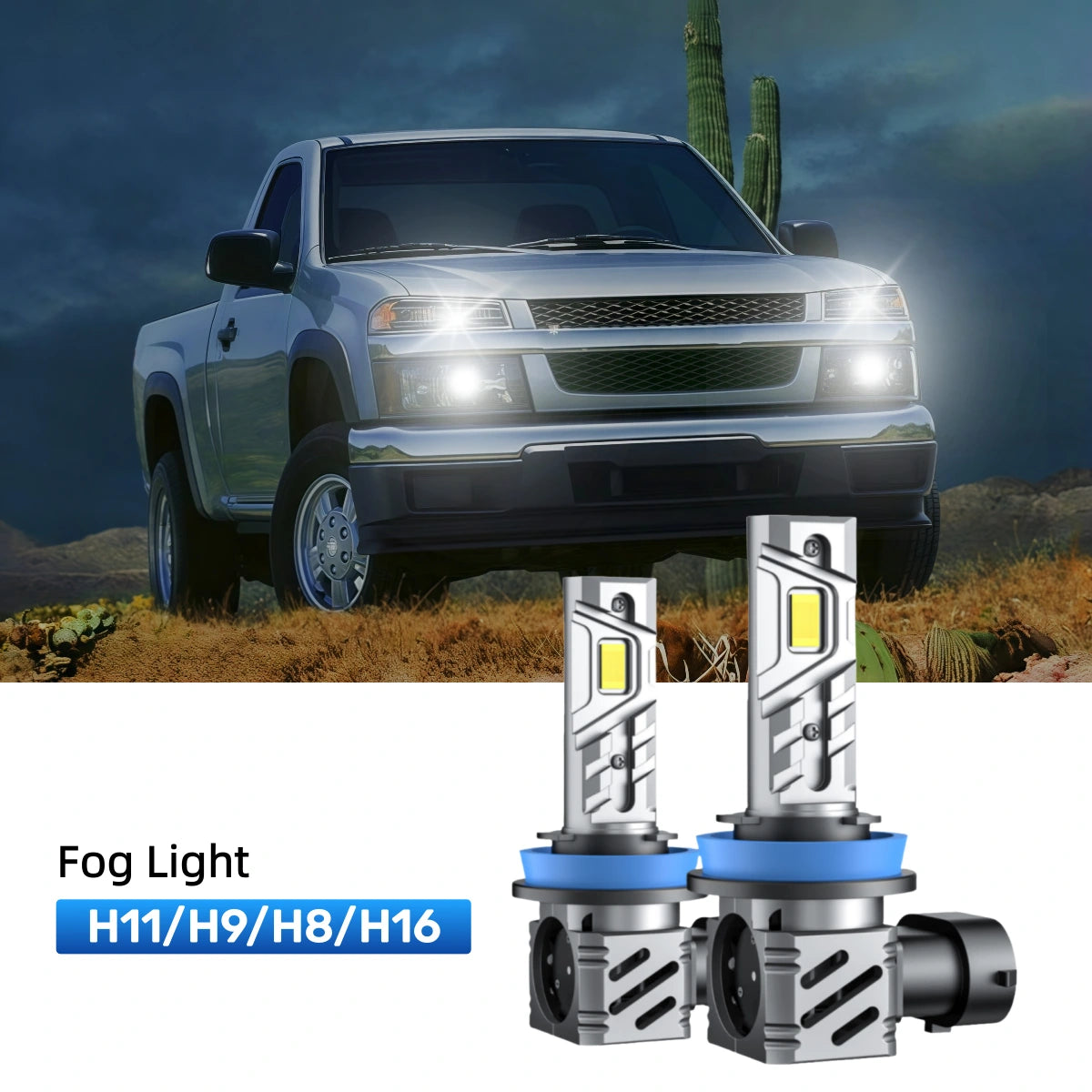 RIMTHIN H11 LED Fog Light Bulbs Fit for 2004-2008 Chevrolet Colorado