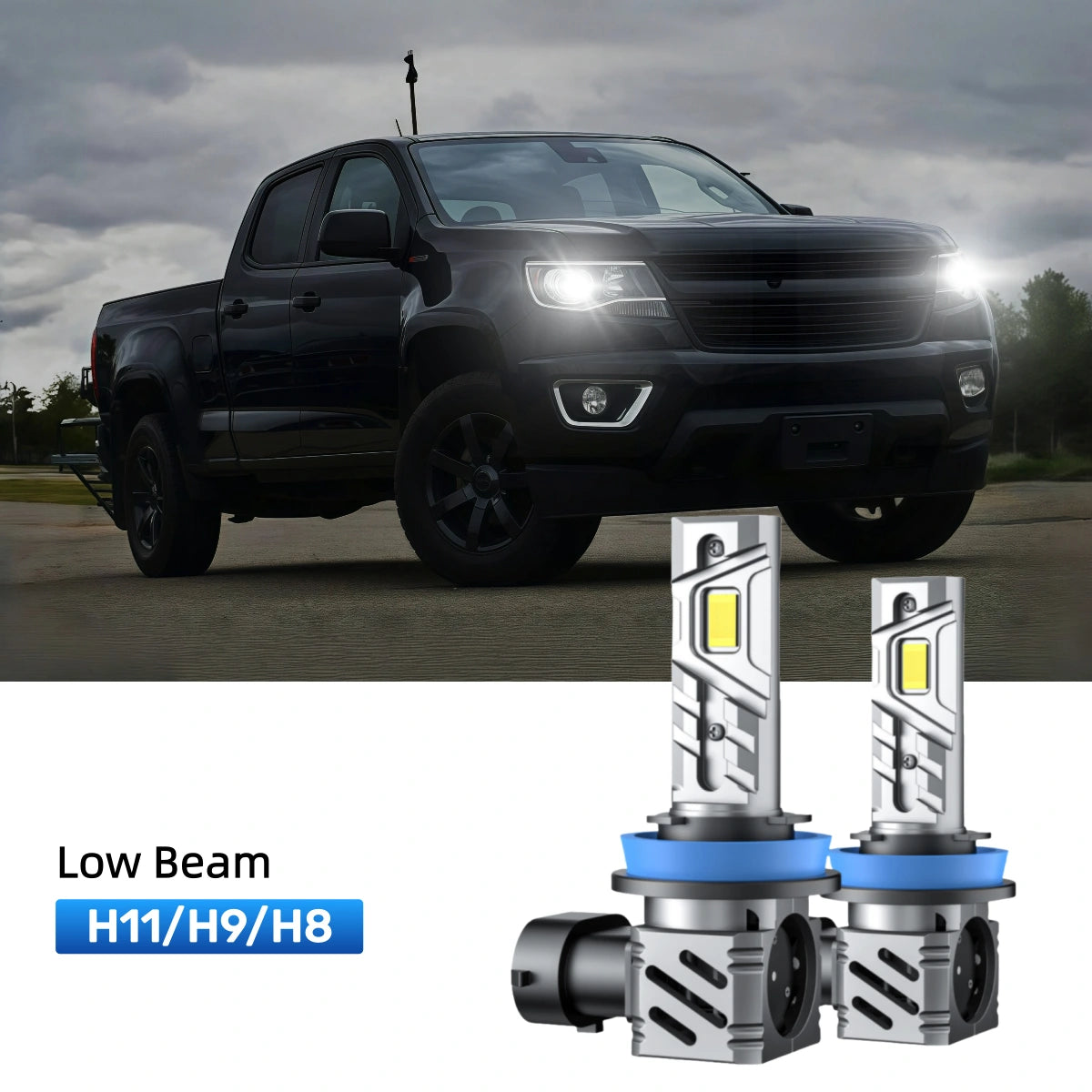 RIMTHIN H11 LED Low Beam Bulbs Fit for 2015-2020 Chevrolet Colorado