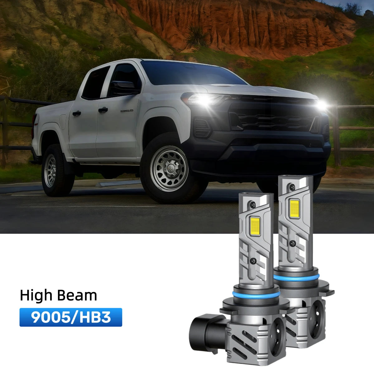 RIMTHIN 9005 LED High Beam Bulbs Fit for 2023 Chevrolet Colorado