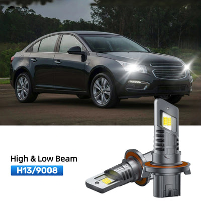 RIMTHIN H13 LED High & Low Beam Bulbs Fit for 2013-2015 Chevrolet Cruze