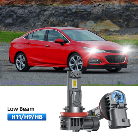 RIMTHIN 9006 LED Low Beam Bulbs Fit for 2016-2018 Chevrolet Cruze