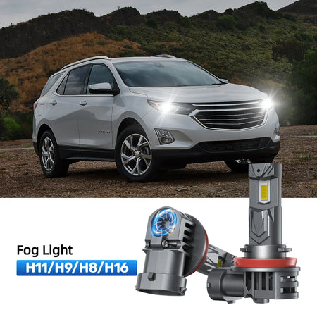 RIMTHIN H11 LED Fog Light Bulbs Fit for 2010-2018 Chevrolet Equinox 
