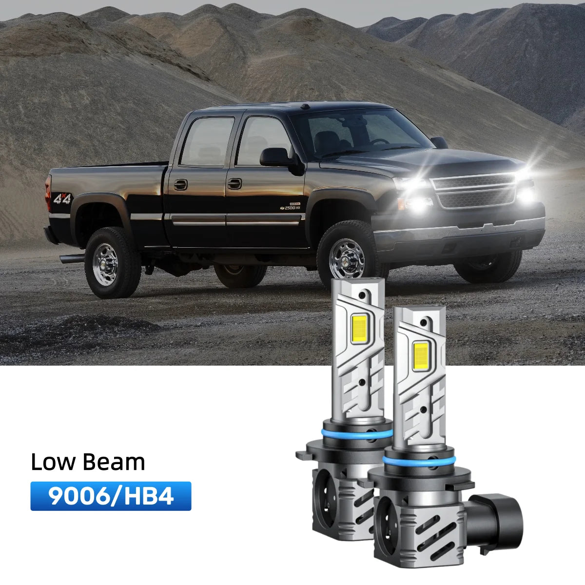 RIMTHIN 9006 LED Low Beam Bulbs Fit for 1999-2006 Chevrolet Silverado 1500