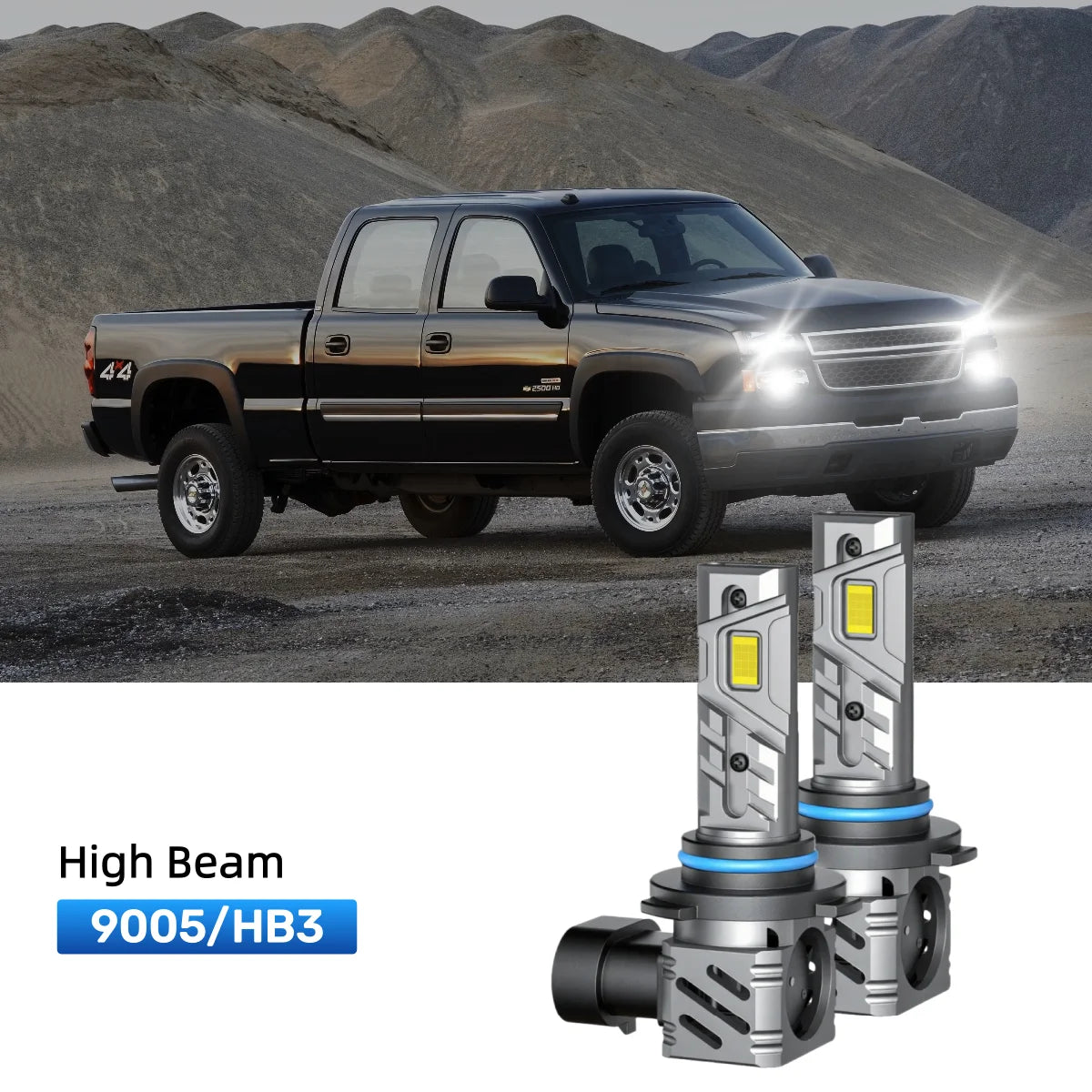 RIMTHIN 9005 LED High Beam Bulbs Fit for 1999-2006 Chevrolet Silverado 1500