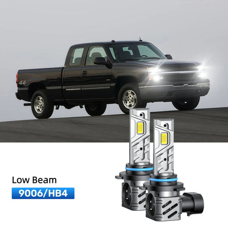 RIMTHIN 9006 LED Low Beam Bulbs Fit for 2005 Chevrolet Silverado 1500 HD