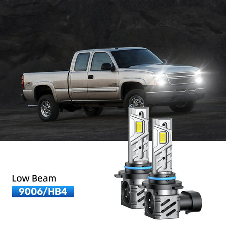RIMTHIN 9006 LED Low Beam Bulbs Fit for 2007 Chevrolet Silverado 1500 HD Classic